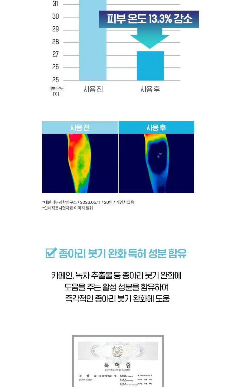 [리뉴얼] 케어플러스 릴렉싱 레그 쿨링 패치 10매입 상세페이지 4